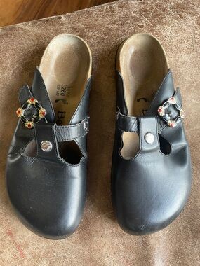 Betula By Birkenstock Slide In Boston Sandals. Very Good Condition. EU Size 40.